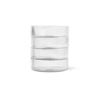 Ripple Servierschalen 4er Set von ferm LIVING edel weiss