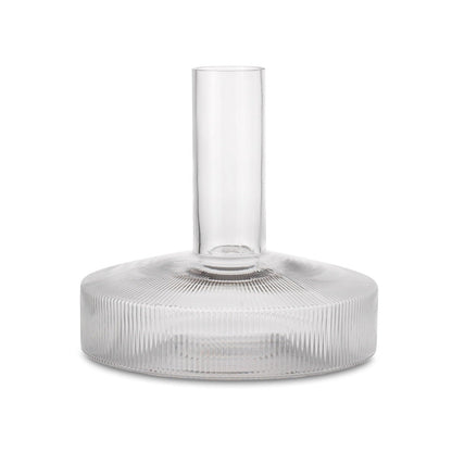 Ripple Weinkaraffe von ferm LIVING edel weiss