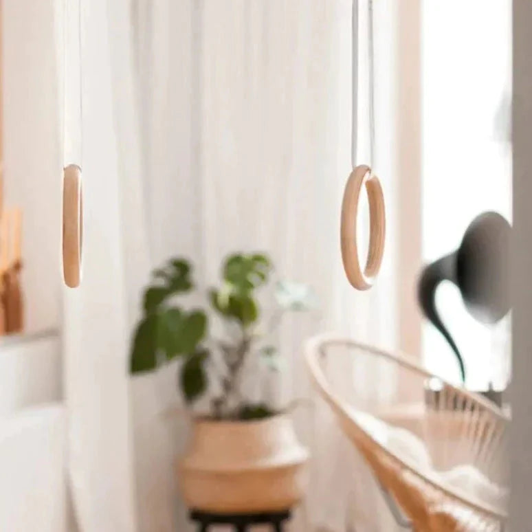 ULPU Turnringe von Fitwood edel weiss