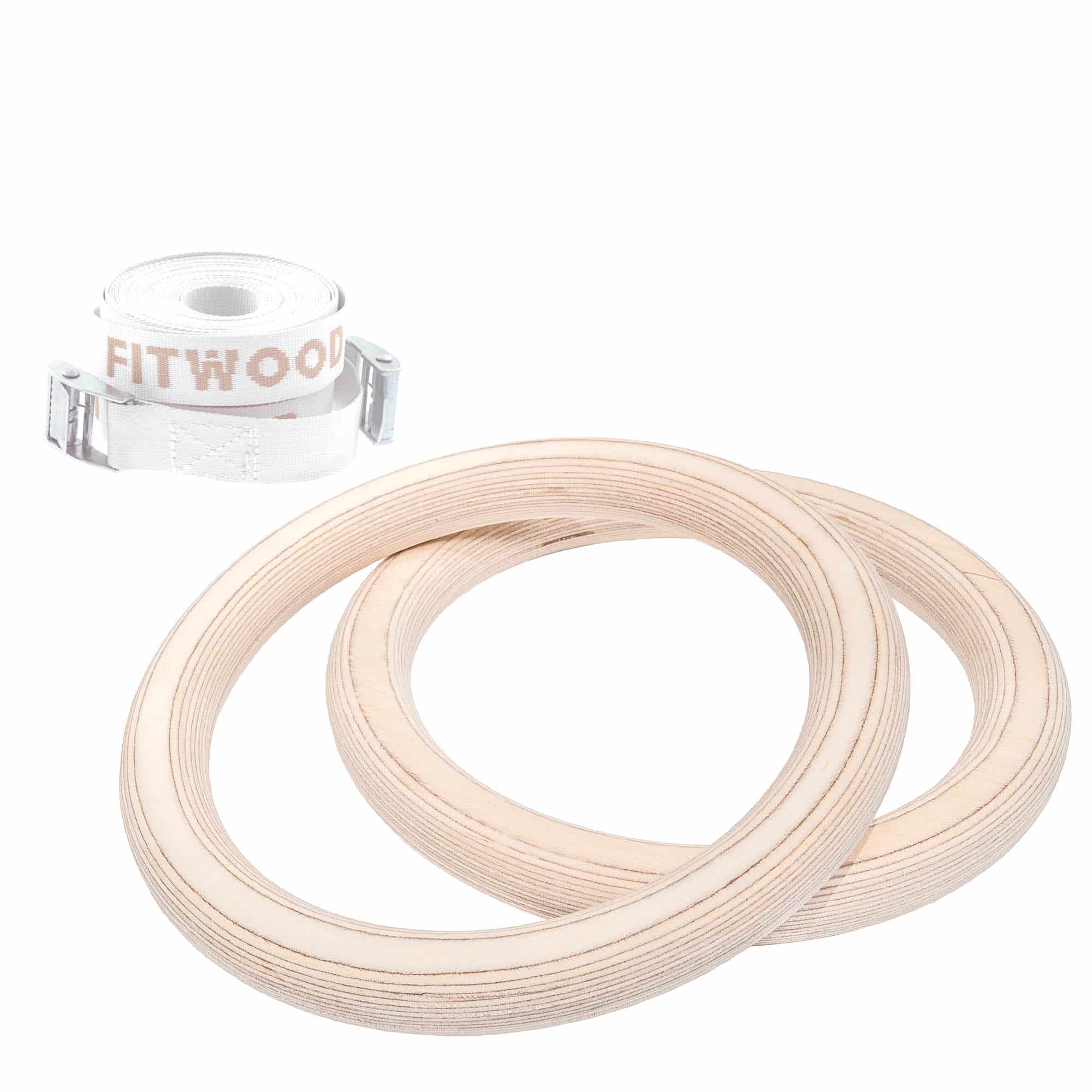 ULPU Turnringe von Fitwood edel weiss
