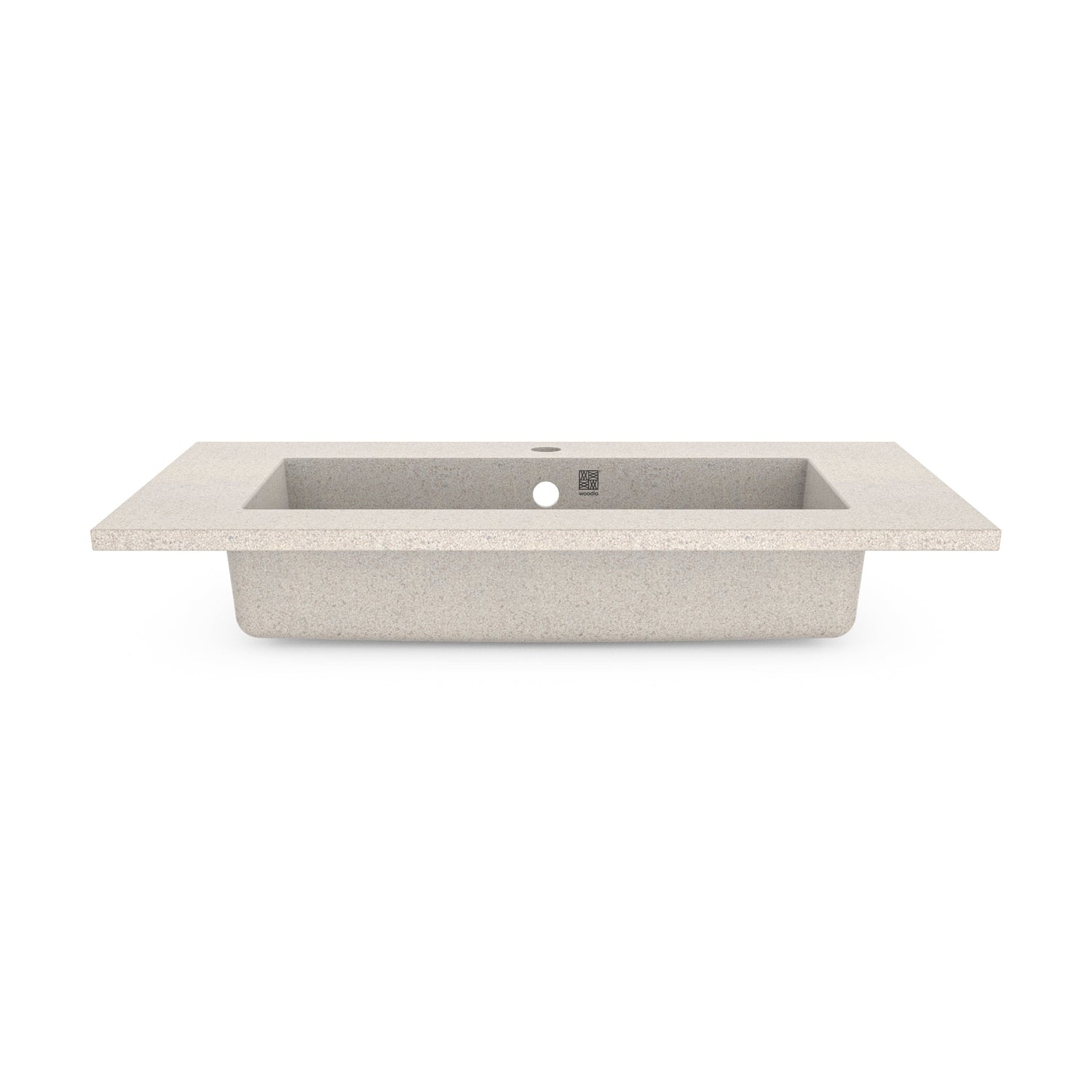Waschbecken Unit80 von Woodio edel weiss
