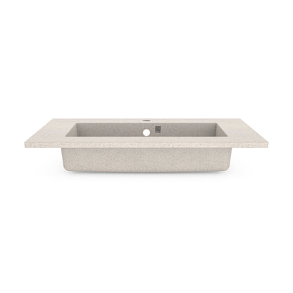 Waschbecken Unit80 von Woodio edel weiss