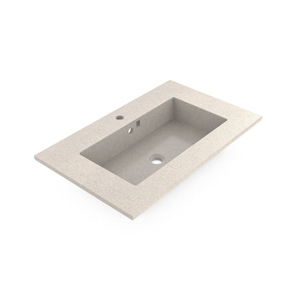Waschbecken Unit80 von Woodio edel weiss