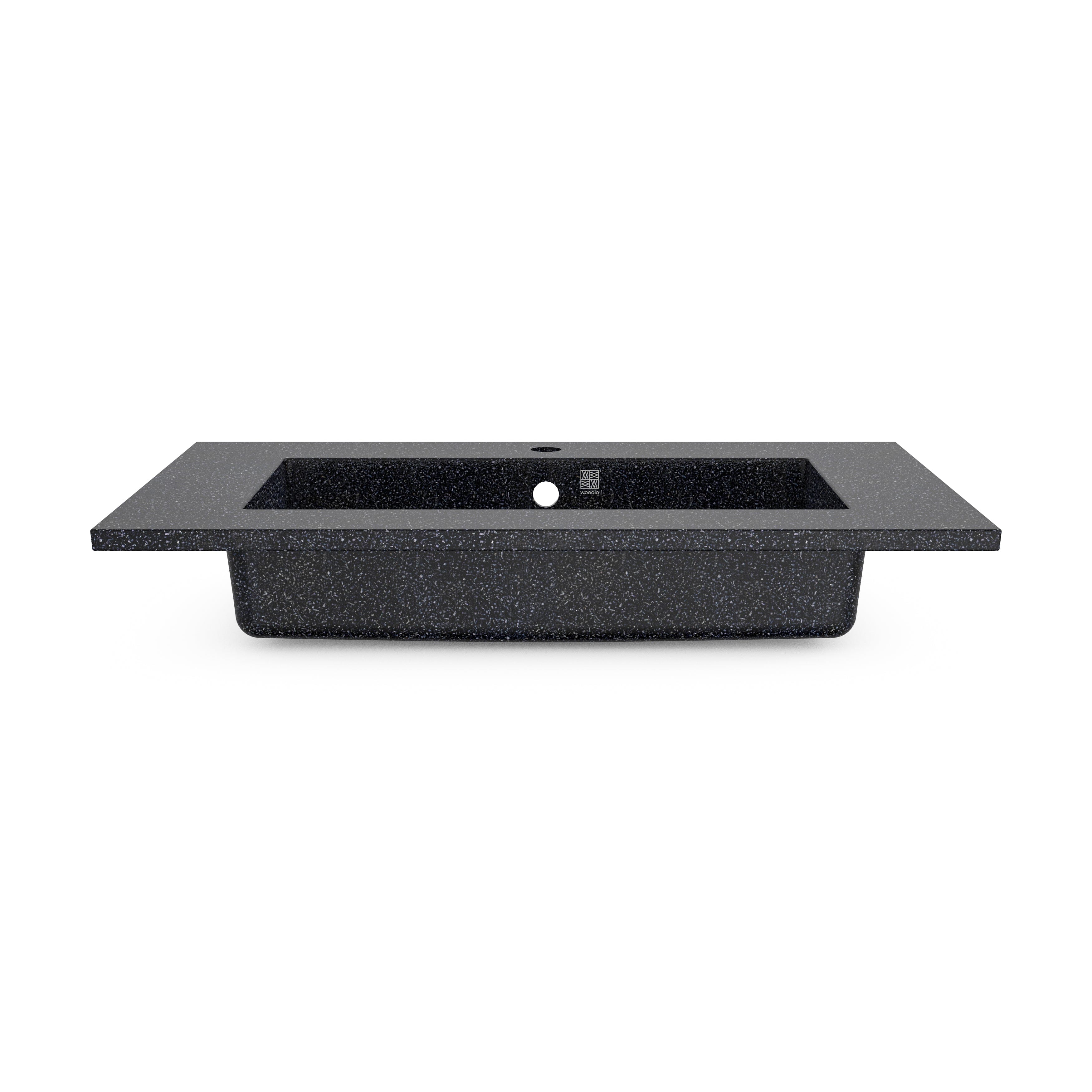 Waschbecken Unit80 von Woodio edel weiss
