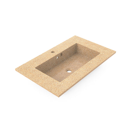 Waschbecken Unit80 von Woodio edel weiss