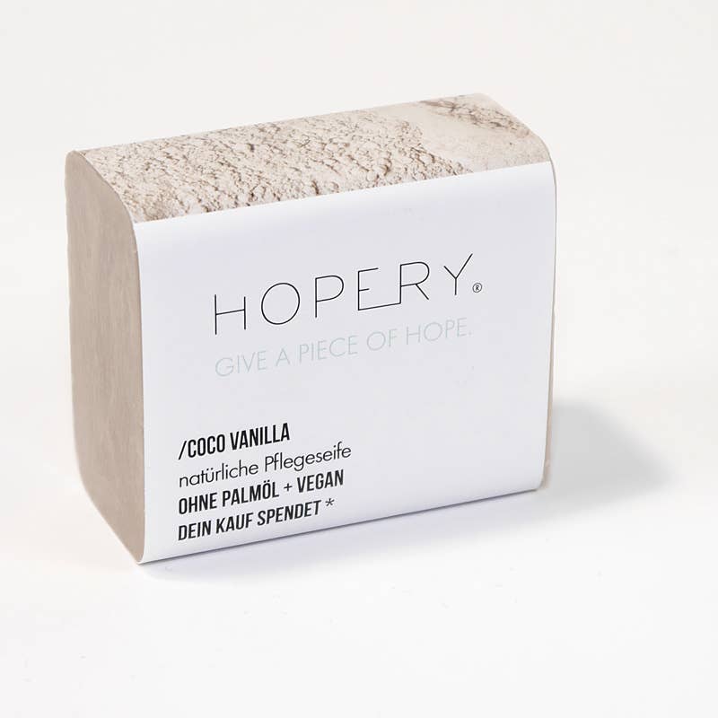 COCO VANILLA bar soap Hand- &amp; Körperseife von Hopery