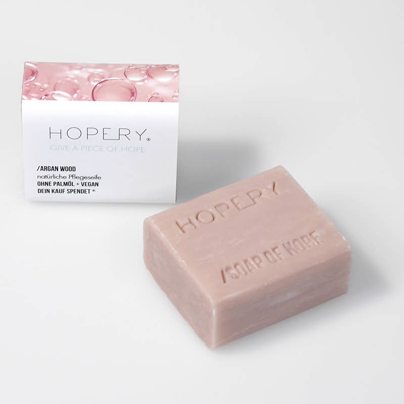 ARGAN WOOD bar soap Hand- & Körperseife von Hopery