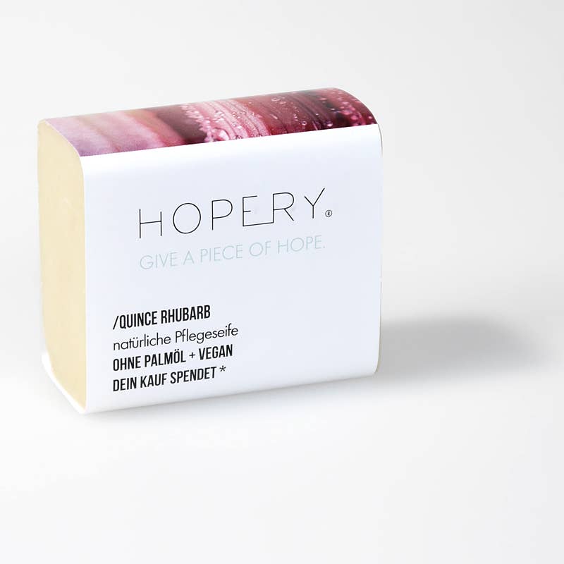 QUINCE RHUBARB bar soap Hand- &amp; Körperseife von Hopery