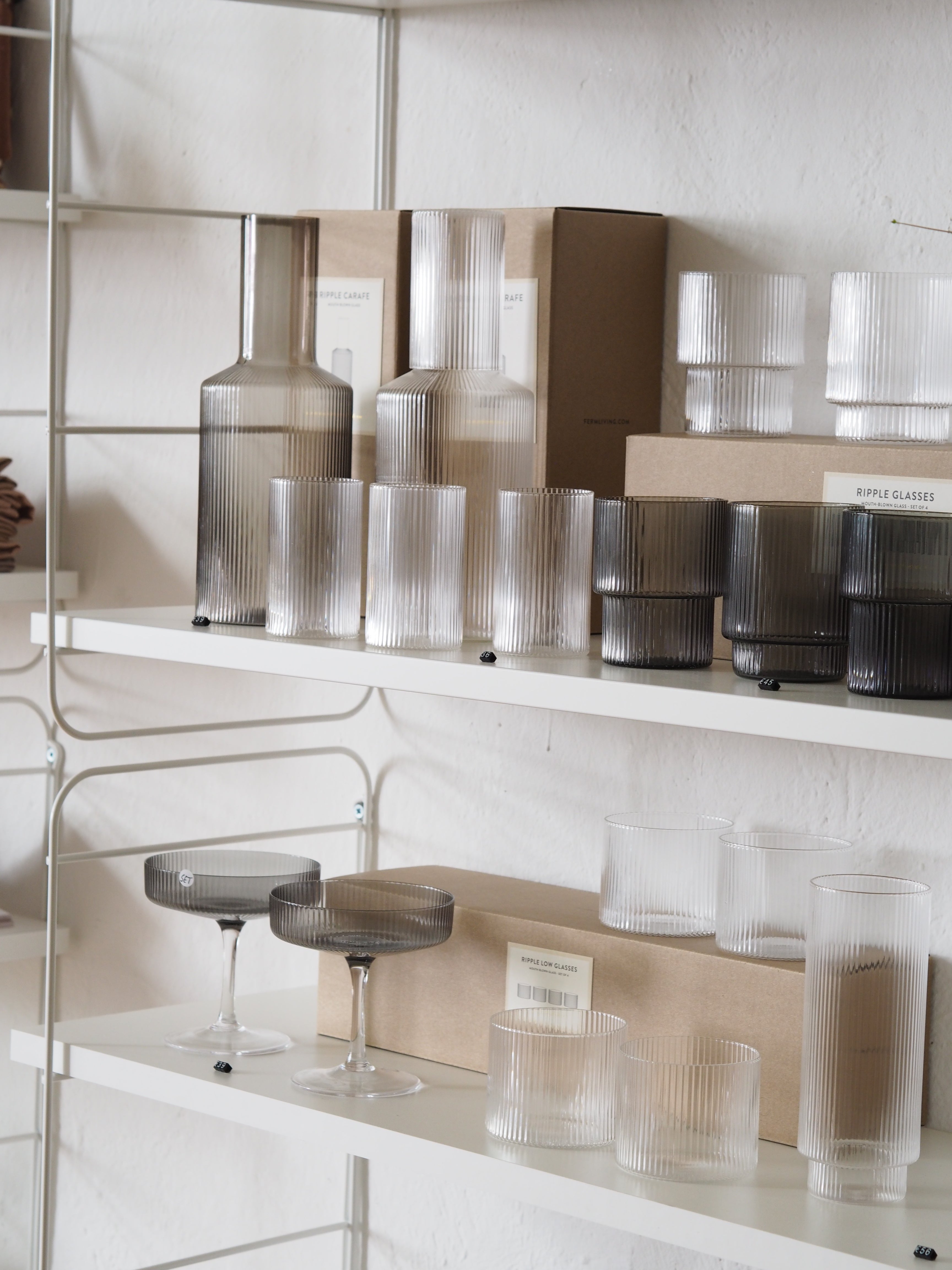 edel weiss Store ferm LIVING Ripple Collection