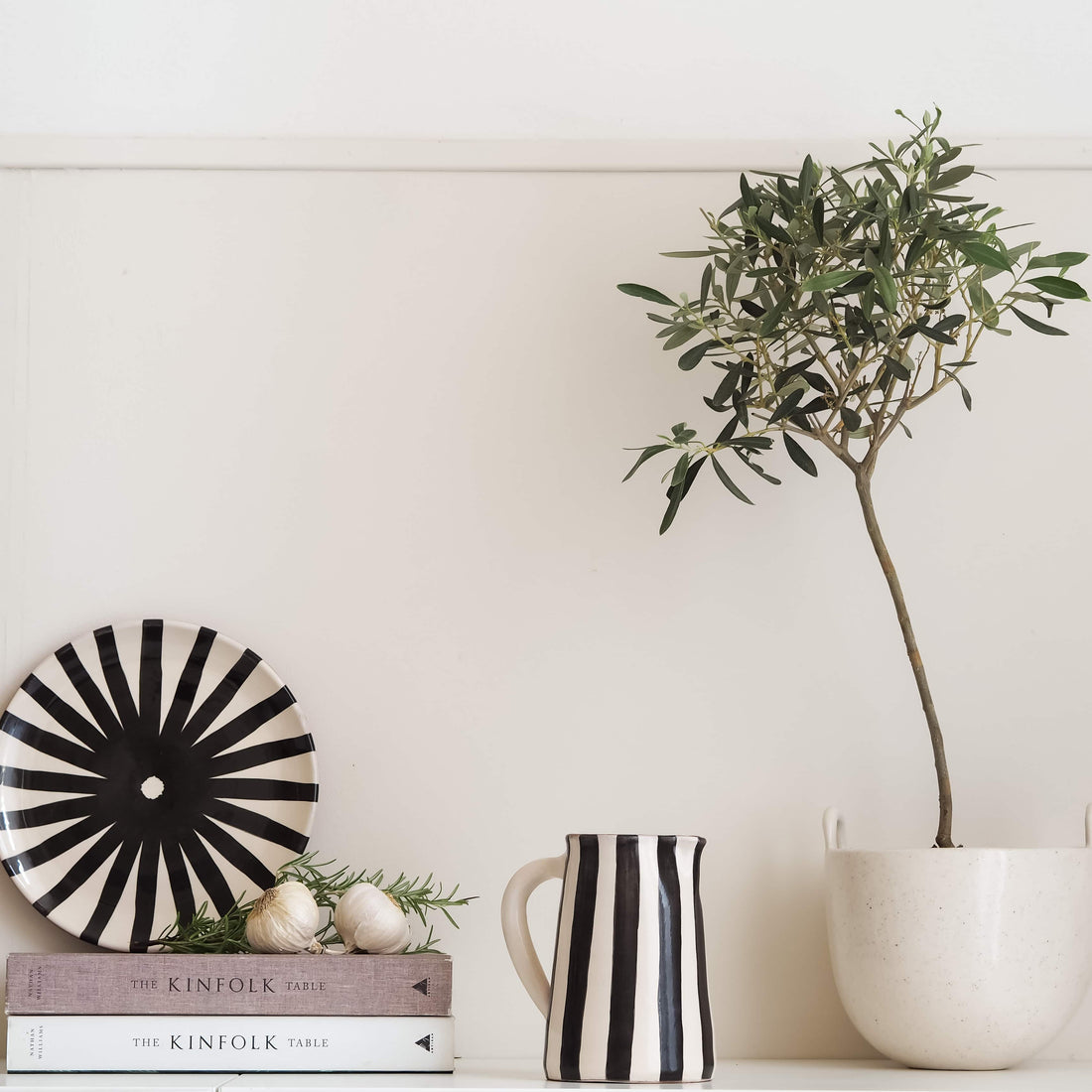 Sideboard Dekoration mit Casa Cubista